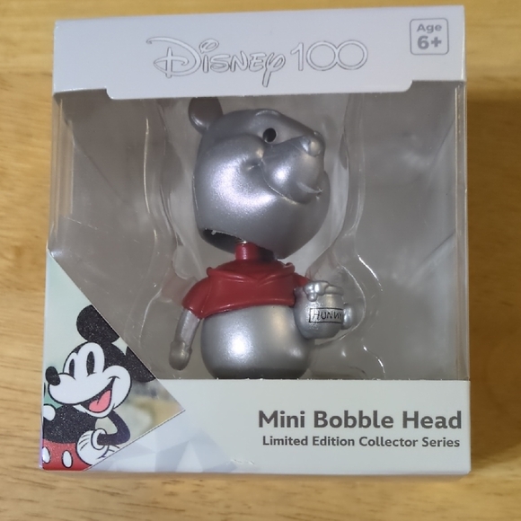 Disney Other - Winnie The Pooh Mini Bobble Head 4" Tall